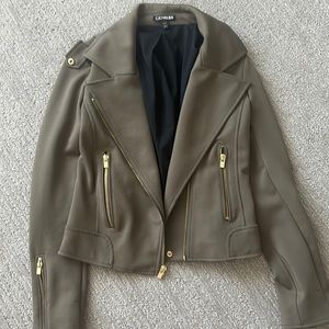 Express motorcycle jacket Olive top small